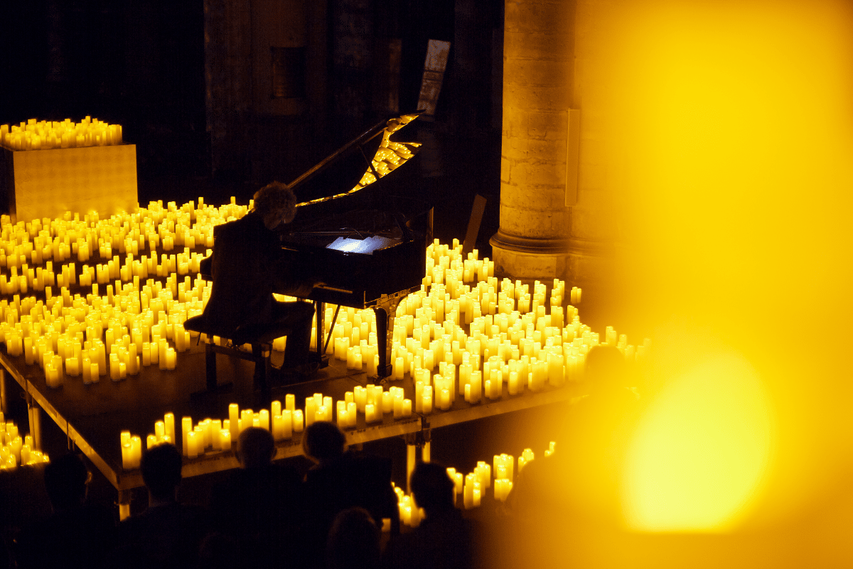 candlelight cathédrale