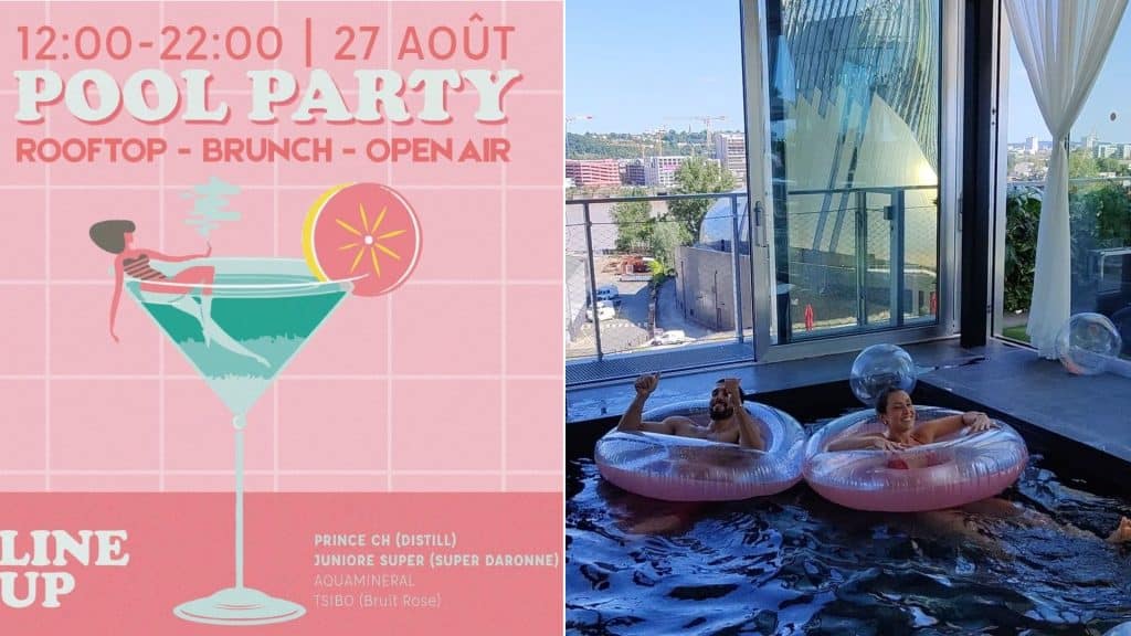 Le Gina Bar organise une seconde Pool Party & Brunch ce samedi !