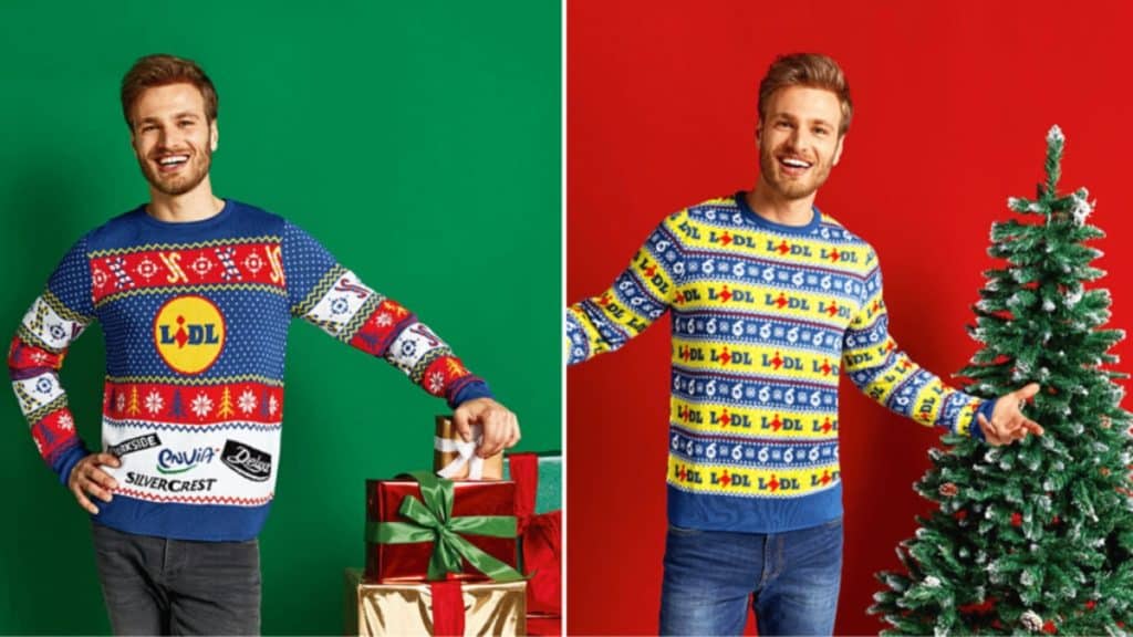 Lidl France lance une collection de pulls de Noël ultra Kitch !